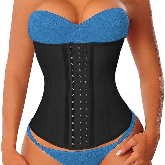 Brand New Yianna Long Torso Black Waist Trainer Corset XL - Picture 4 of 7